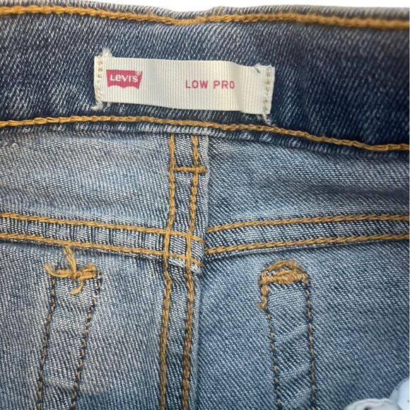 Levis Low Pro Distressed Denim Jeans Toddler Size 4 - Picture 4 of 9